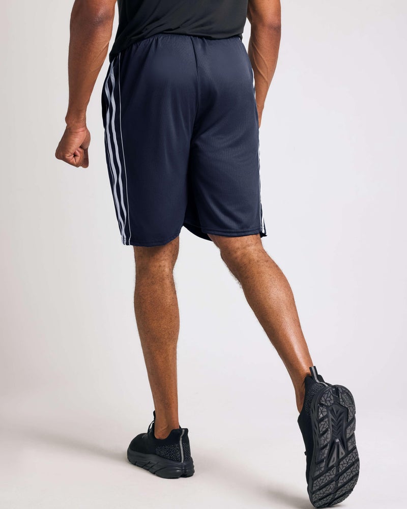 REALESSENTIALS Real Essentials 5 Pack: Menâ€™s 9" Mesh Shorts â€“ Athletic Gym, Workout, Basketball, Running, Casual Lounge Activewear Pockets, Set 6,L - Image 4